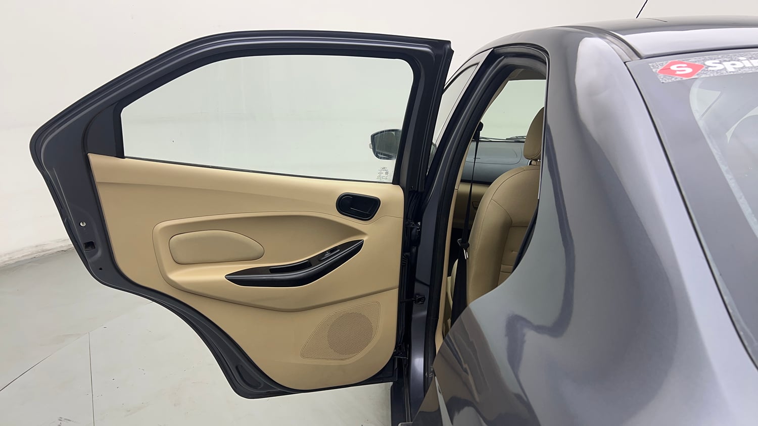 Used 2016 Ford Figo Aspire Trend 1.2 Ti-VCT Petrol Manual interior LEFT REAR DOOR OPEN VIEW