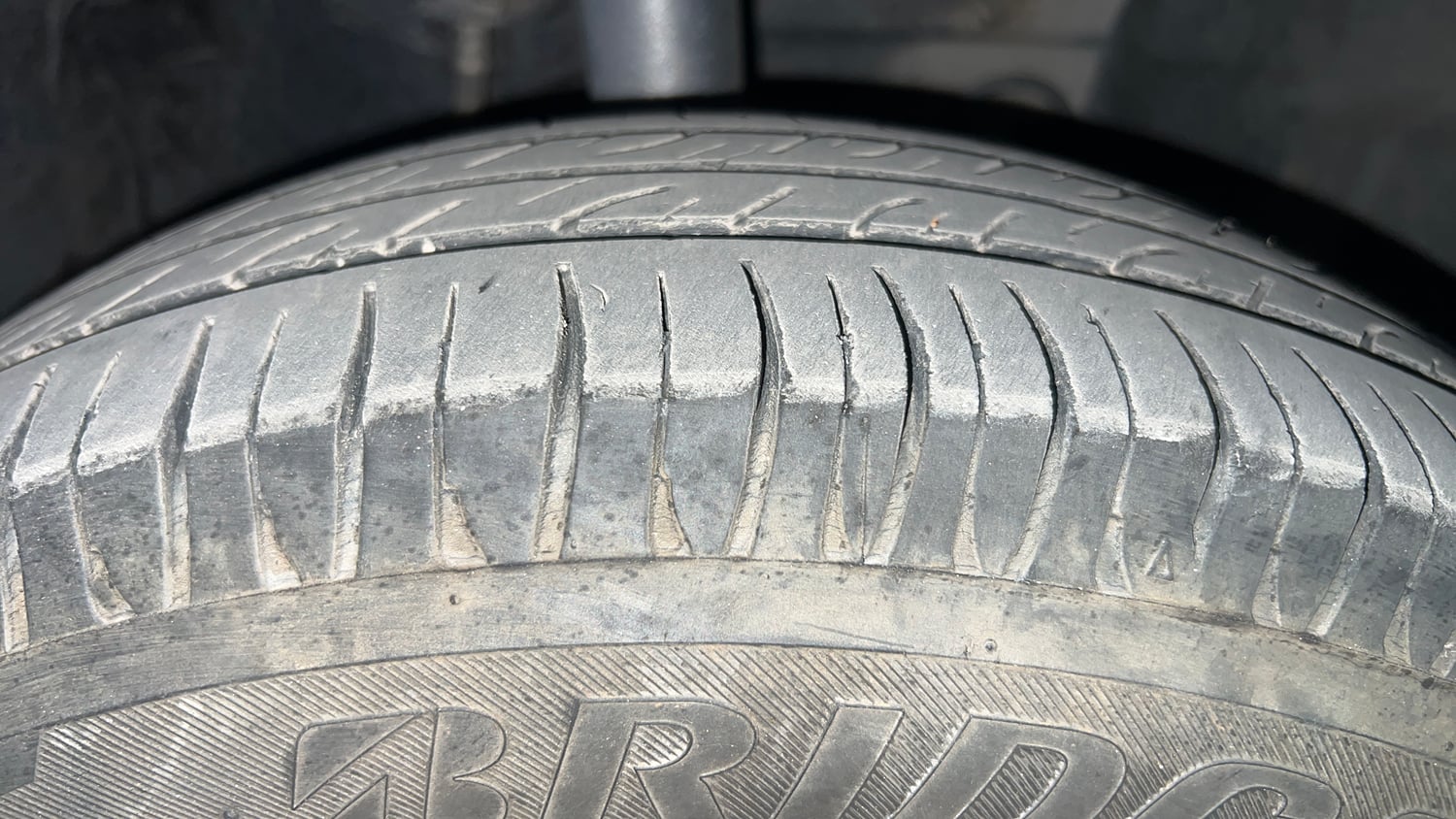 Used 2019 Datsun GO T Petrol Manual tyres RIGHT FRONT TYRE TREAD VIEW