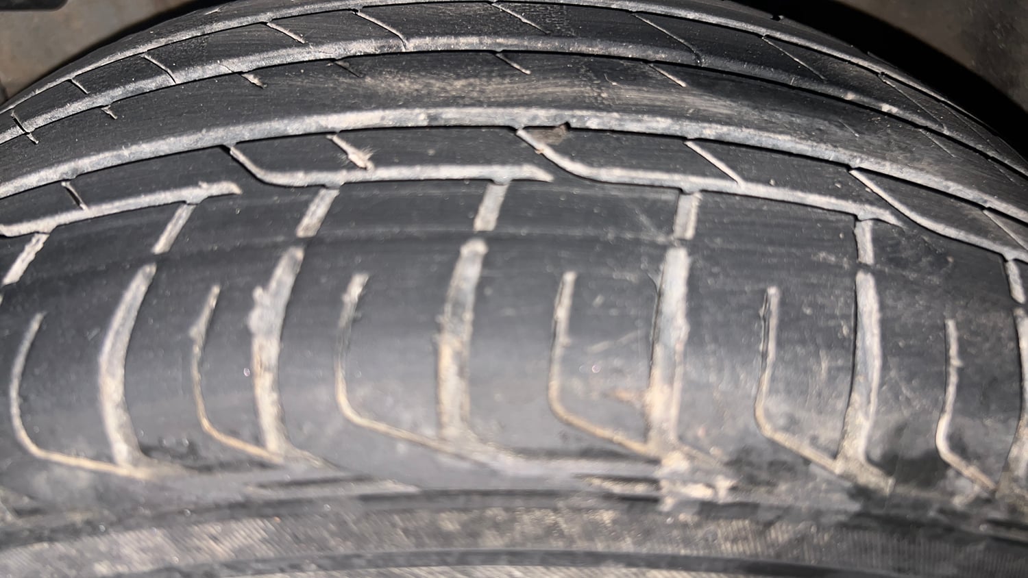 Used 2017 Honda WR-V VX MT Petrol Petrol Manual tyres LEFT FRONT TYRE TREAD VIEW