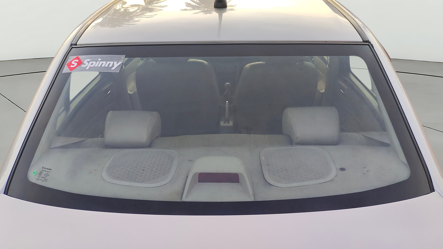 Used 2015 Maruti Suzuki Swift Dzire VXI Petrol Manual exterior BACK WINDSHIELD VIEW