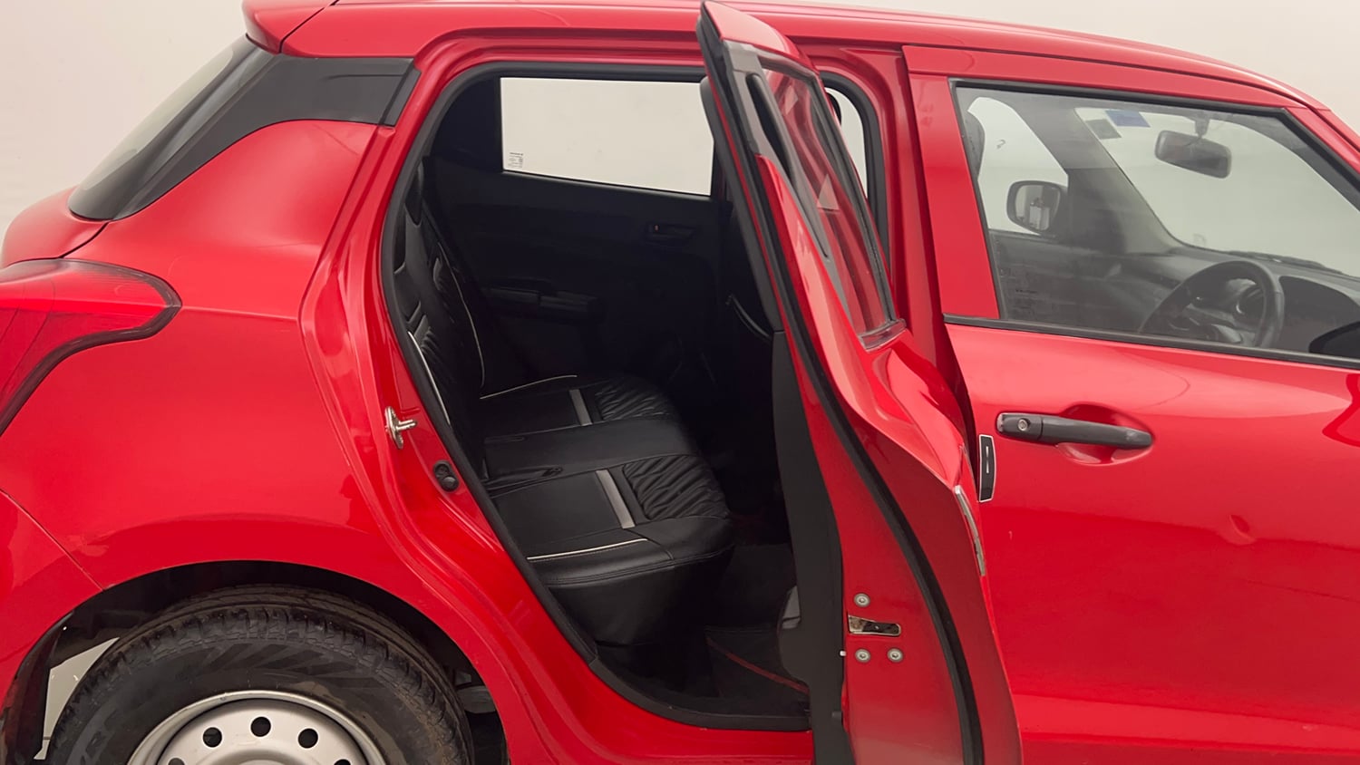 Used 2021 Maruti Suzuki Swift LXi Petrol Manual interior RIGHT SIDE REAR DOOR CABIN VIEW