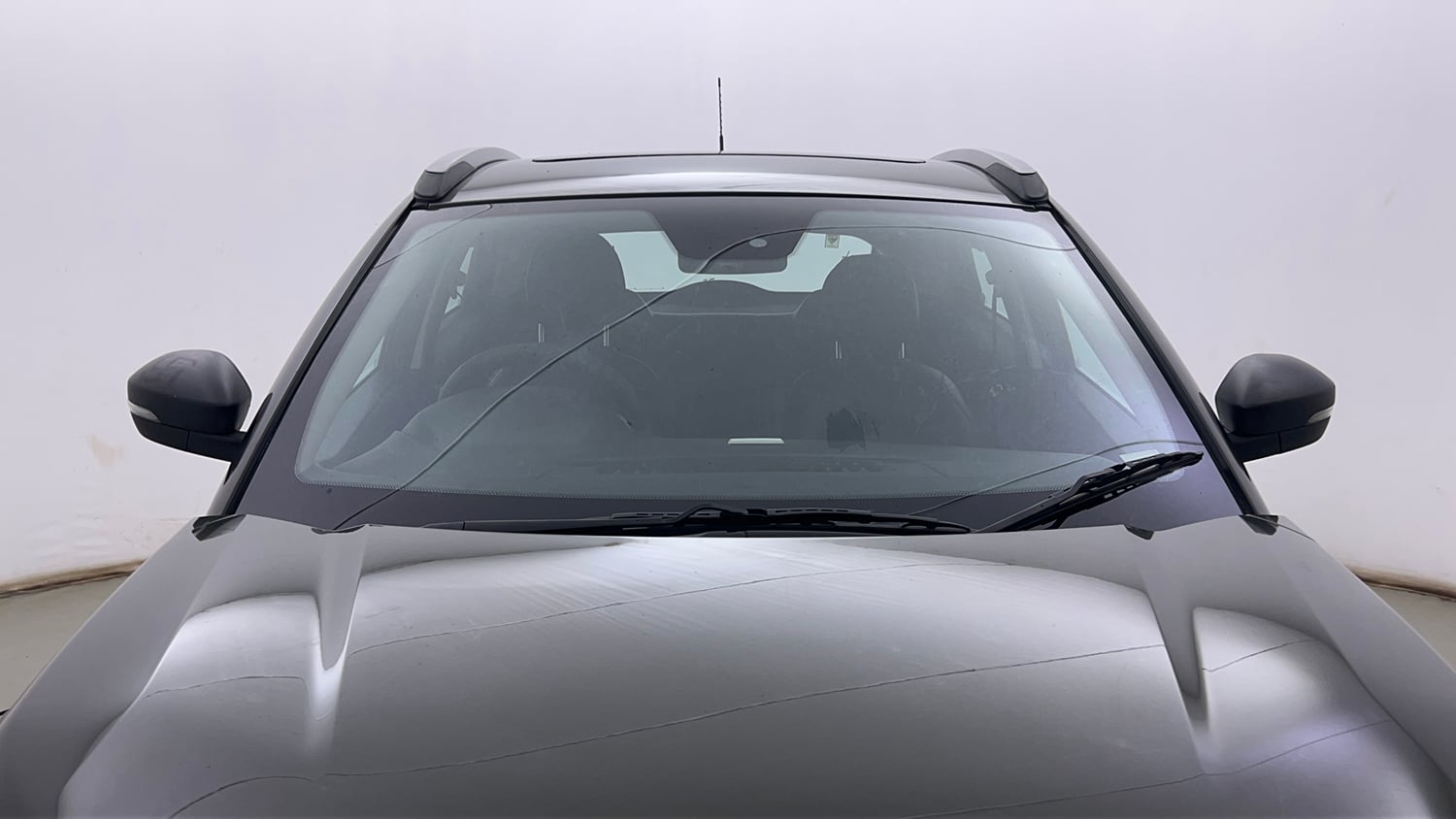 Used 2022 Tata Nexon XM (S) Petrol Manual exterior FRONT WINDSHIELD VIEW