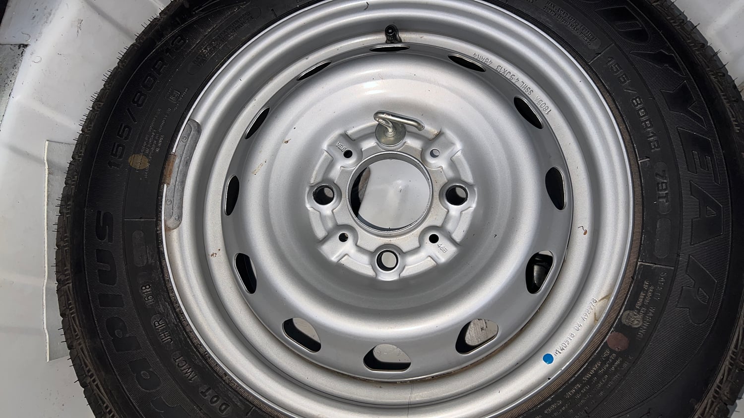 Used 2018 Tata Tiago Revotron XZ Petrol Manual tyres SPARE TYRE VIEW