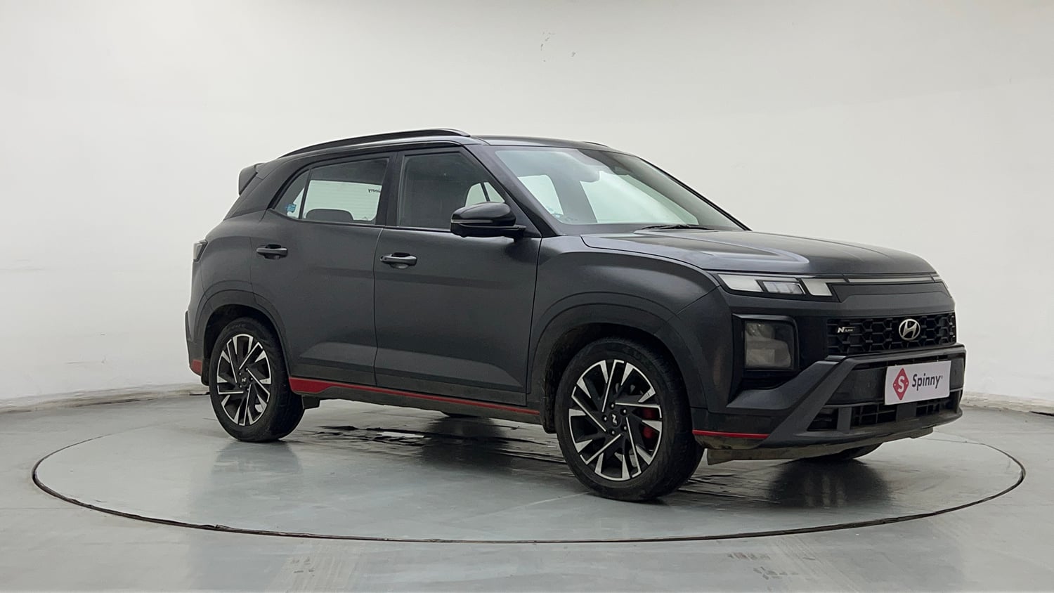 Used 2024 Hyundai Creta N-Line N10 1.5 Turbo DCT Petrol Automatic exterior RIGHT FRONT CORNER VIEW