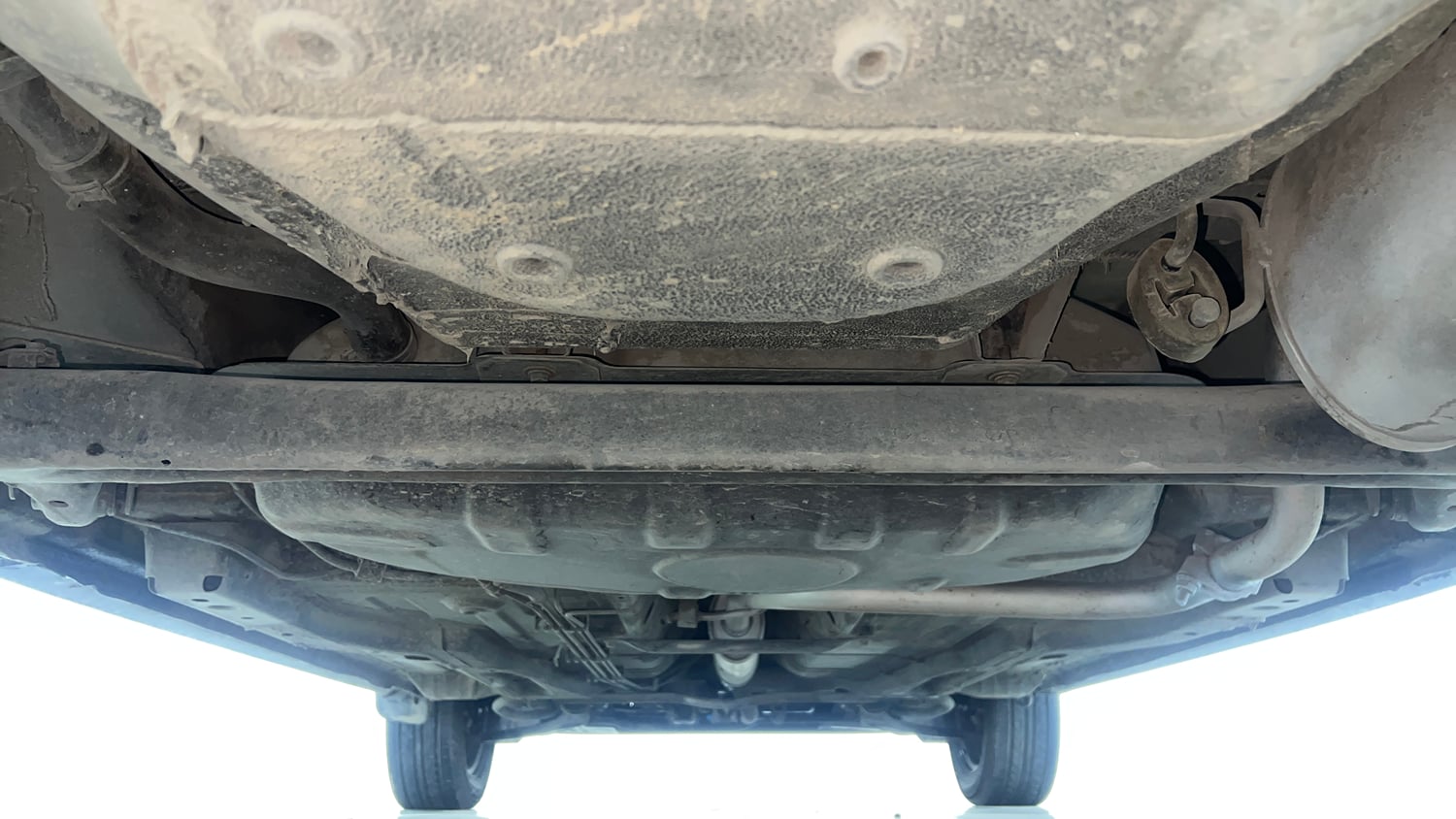Used 2018 Tata Tiago Revotron XTA Petrol Automatic extra REAR UNDERBODY VIEW (TAKEN FROM REAR)