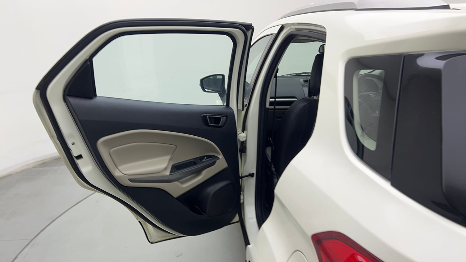 Used 2021 Ford EcoSport Titanium 1.5L Ti-VCT Petrol Manual interior LEFT REAR DOOR OPEN VIEW