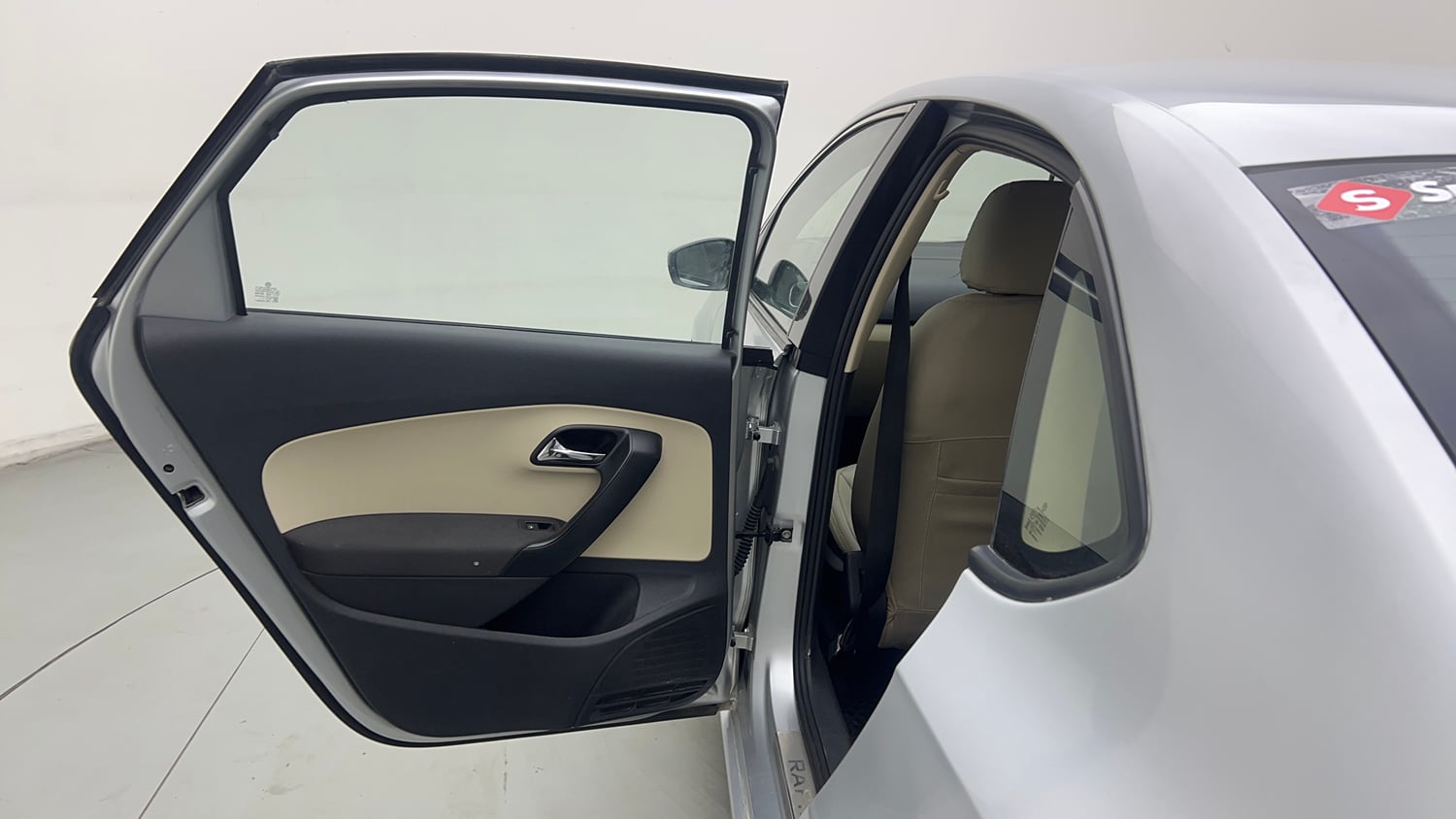 Used 2018 Skoda Rapid Ambition 1.6 MPI AT Petrol Automatic interior LEFT REAR DOOR OPEN VIEW
