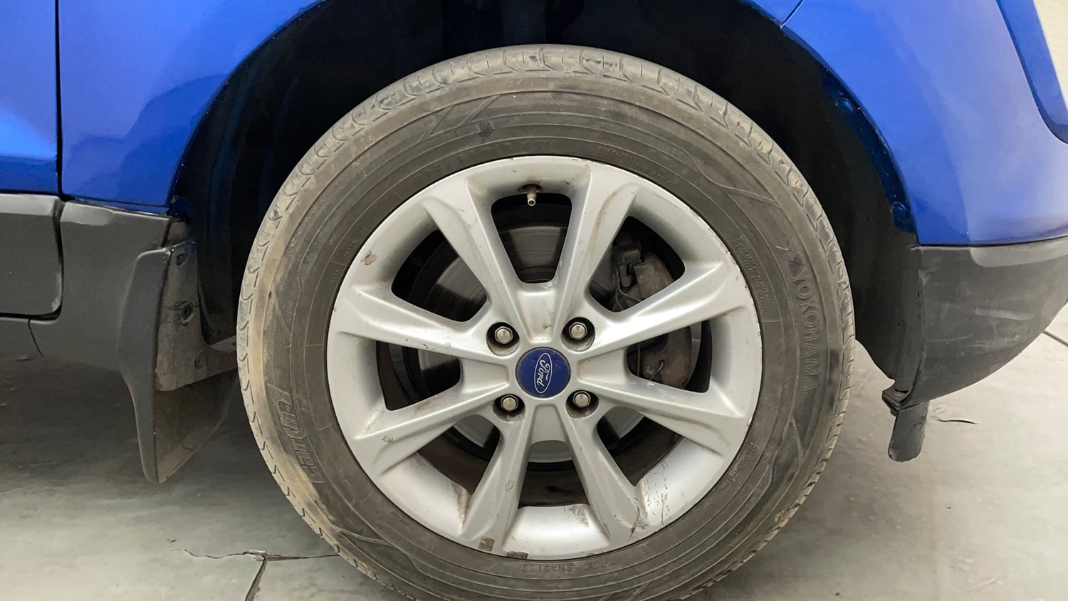 Used 2019 Ford EcoSport Titanium 1.5L TDCi Diesel Manual tyres RIGHT FRONT TYRE RIM VIEW
