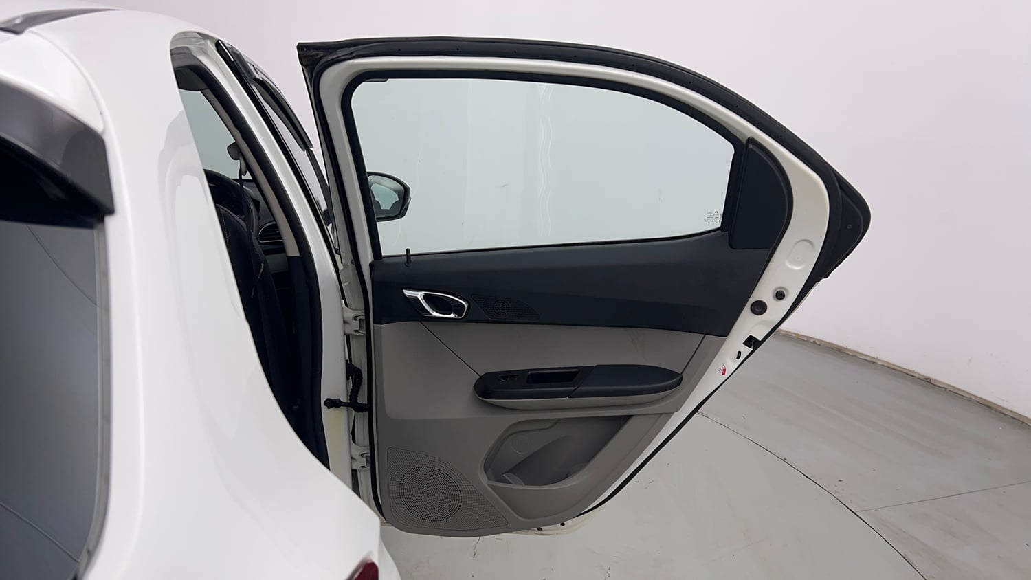 Used 2018 Tata Tiago Revotron XZ Petrol Manual interior RIGHT REAR DOOR OPEN VIEW