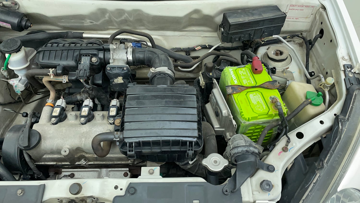 Used 2018 Maruti Suzuki Alto 800 LXi Petrol Manual engine ENGINE LEFT SIDE VIEW