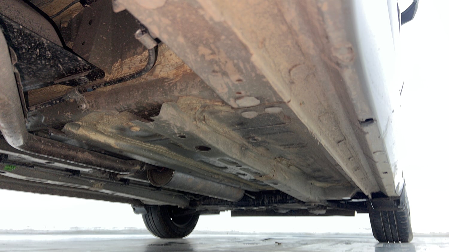 Used 2025 Tata Altroz Creative S Petrol 5AMT Petrol Automatic extra REAR RIGHT UNDERBODY VIEW