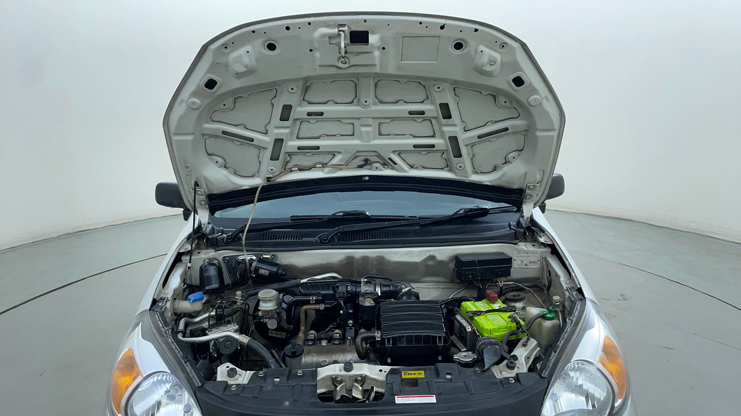 Used 2021 Maruti Suzuki Alto 800 LXi (O) Petrol Manual engine ENGINE & BONNET OPEN FRONT VIEW