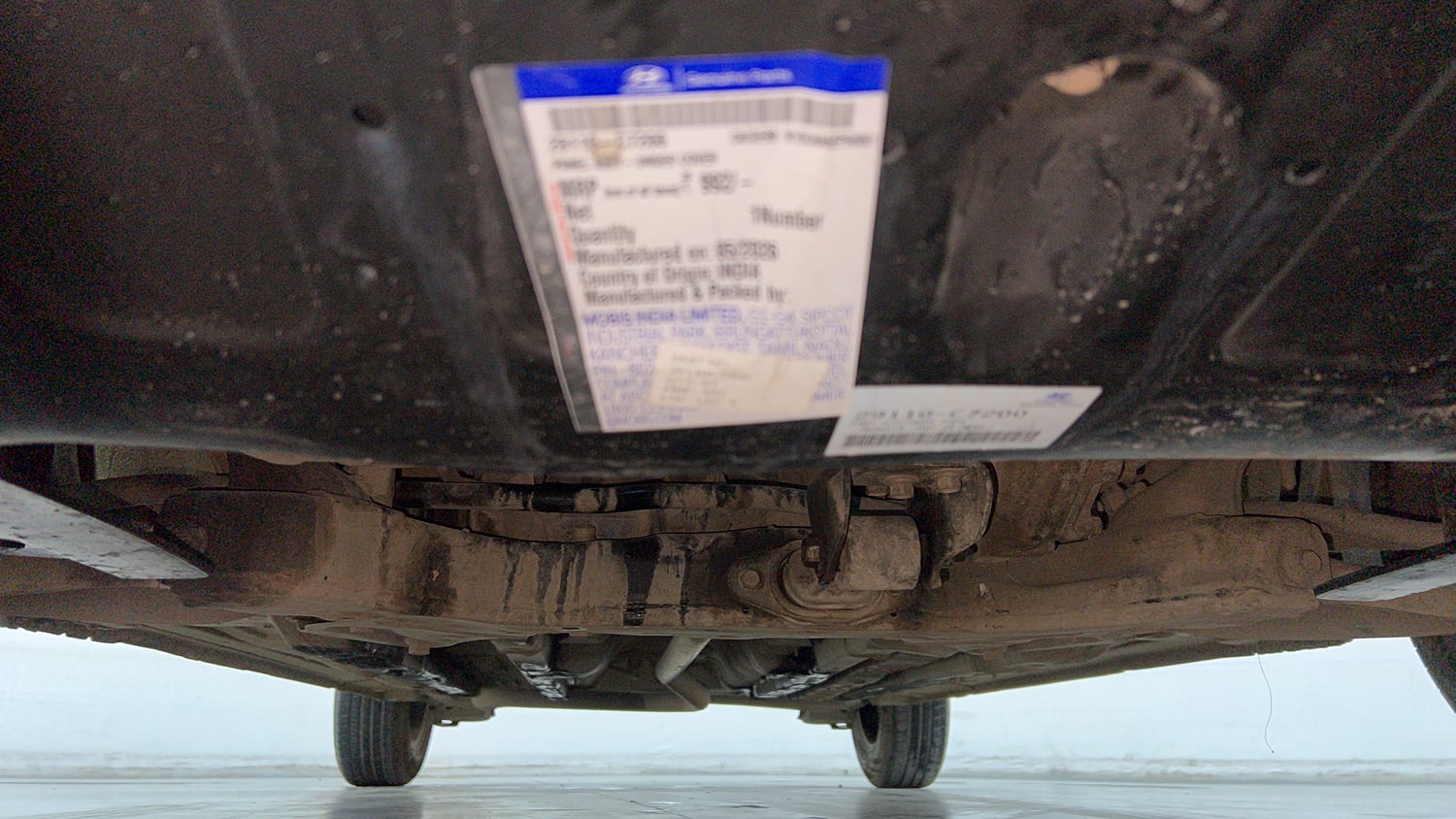 Used 2019 Hyundai Elite i20 Magna Plus 1.2 Petrol Manual extra FRONT LEFT UNDERBODY VIEW
