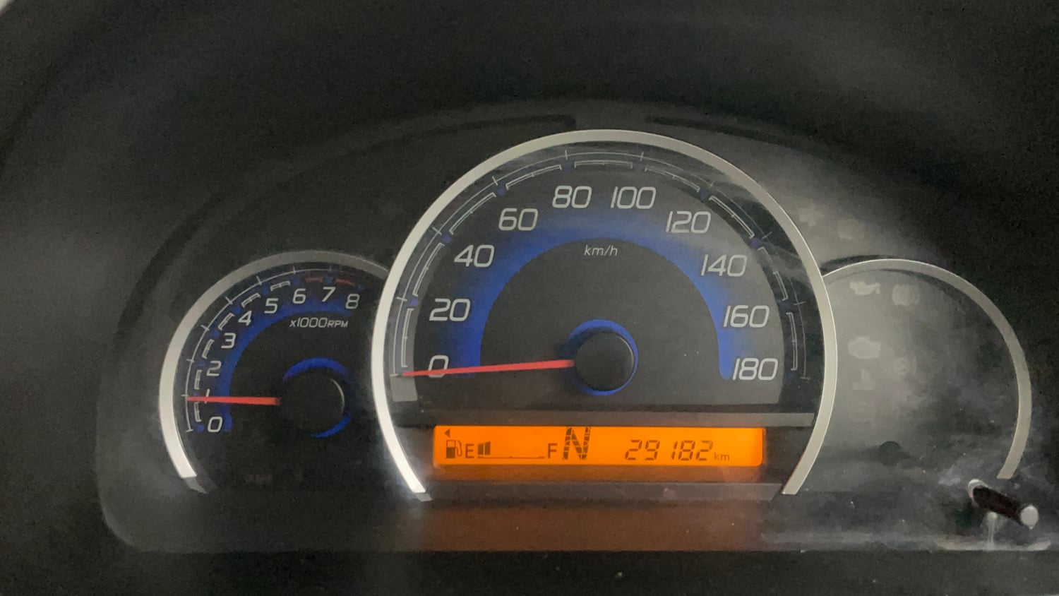 Used 2017 Maruti Suzuki Wagon R 1.0 VXI AMT Petrol Automatic interior CLUSTERMETER VIEW