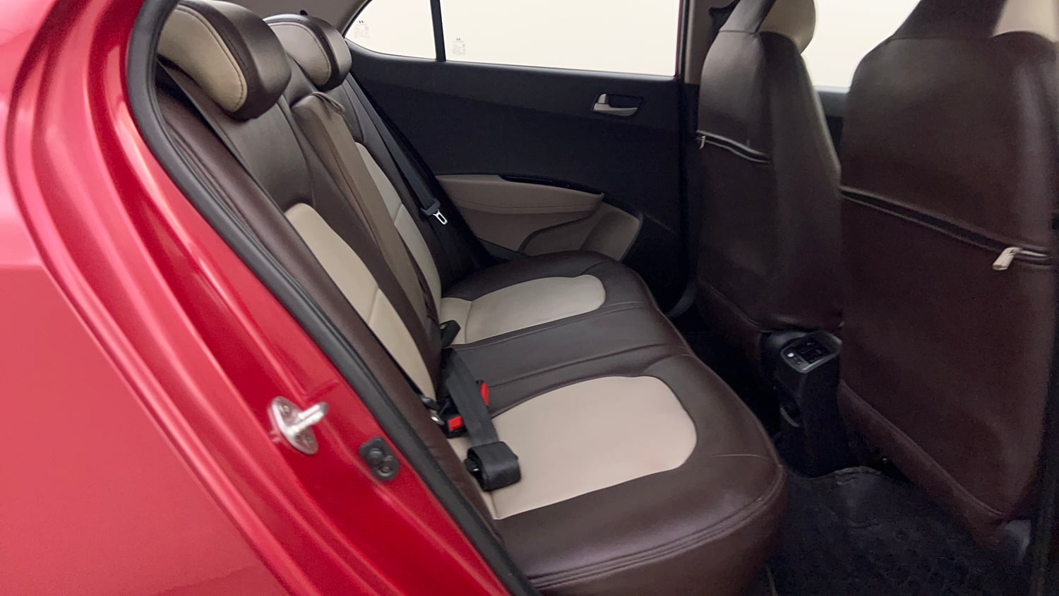 Used 2014 Hyundai Xcent S 1.2 Petrol Manual interior RIGHT SIDE REAR DOOR CABIN VIEW