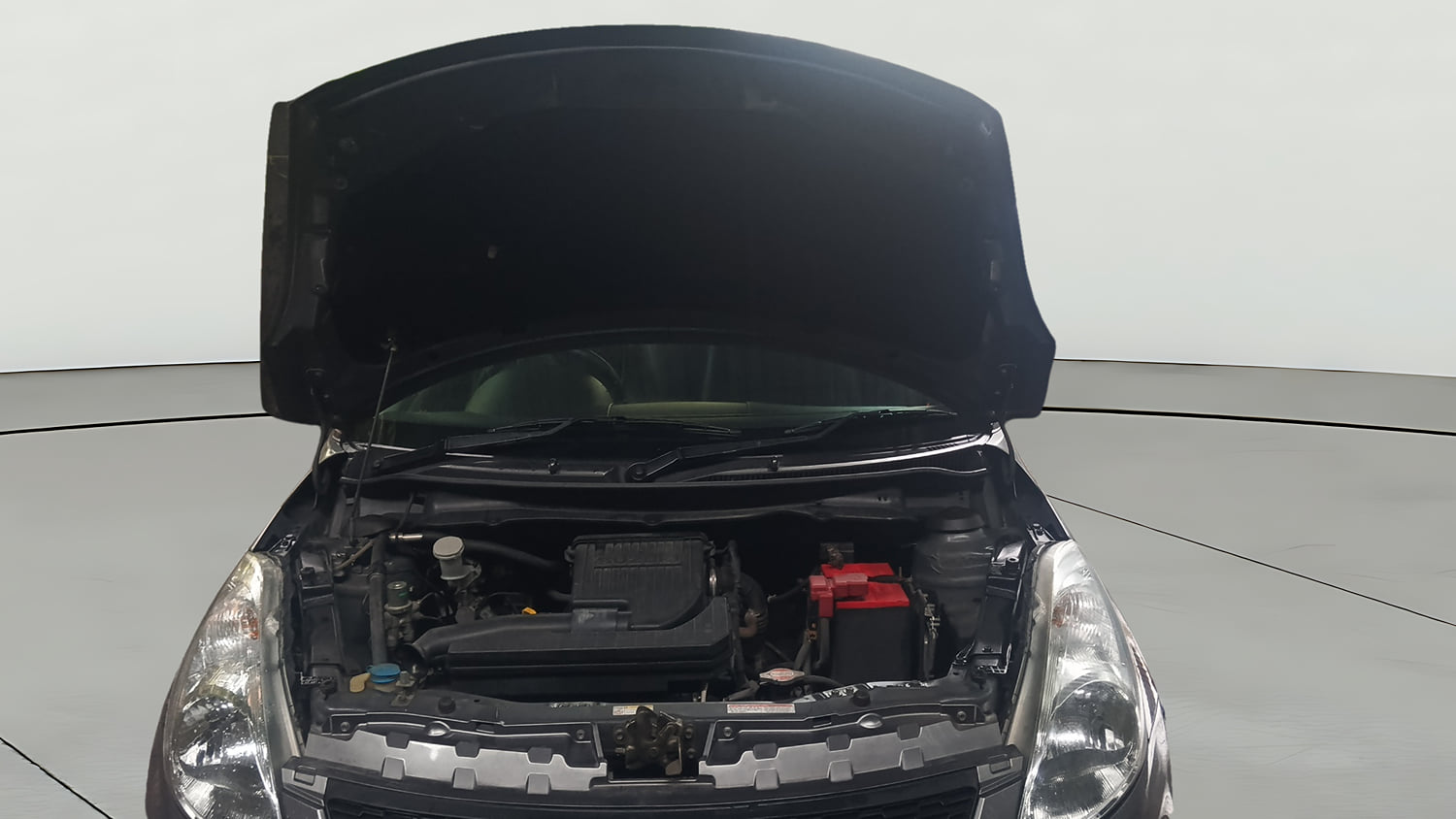Used 2015 Maruti Suzuki Swift VXi Petrol Manual engine ENGINE & BONNET OPEN FRONT VIEW