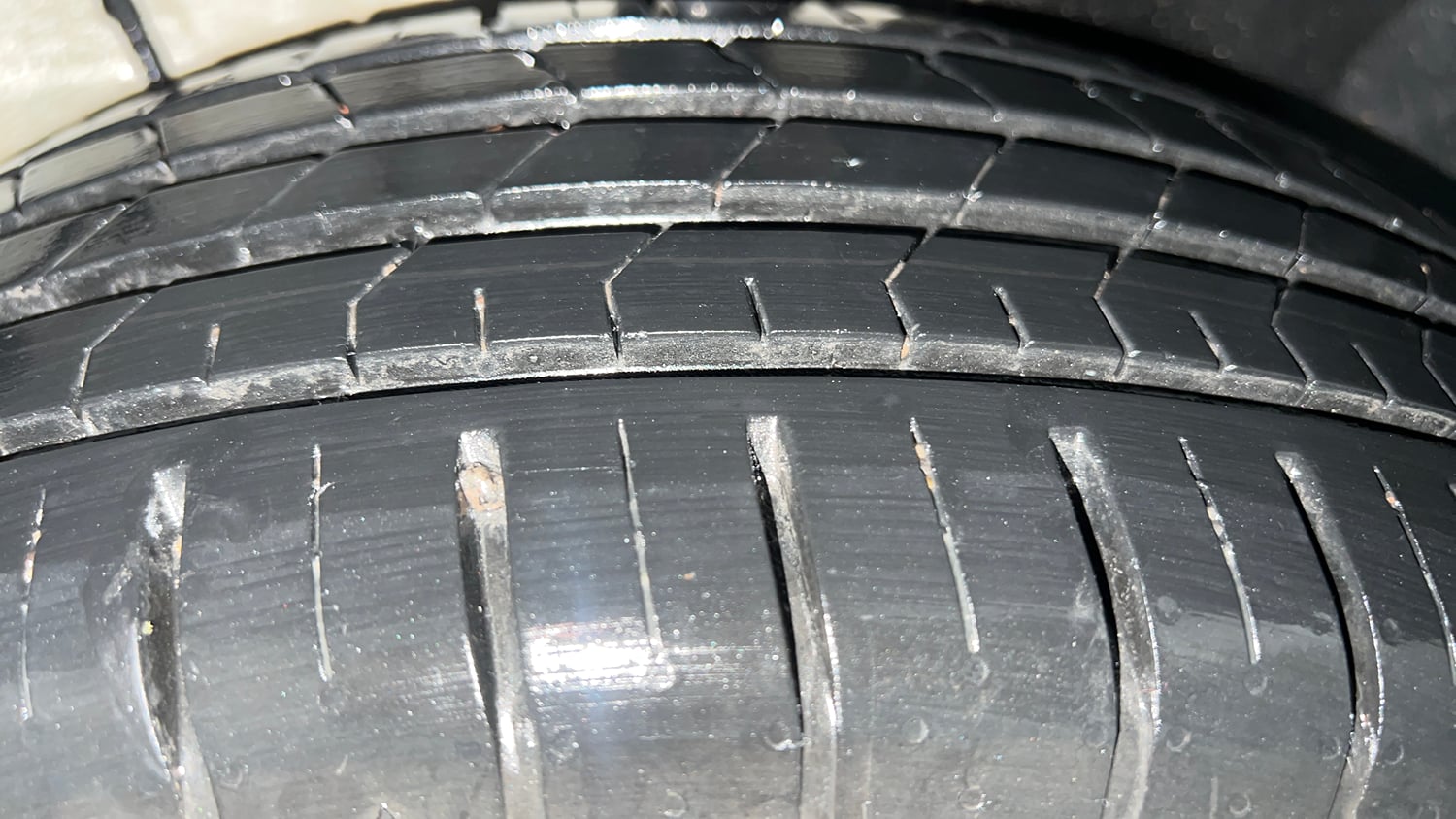 Used 2023 Tata Punch Creative Dual Tone Petrol Manual tyres LEFT REAR TYRE TREAD VIEW