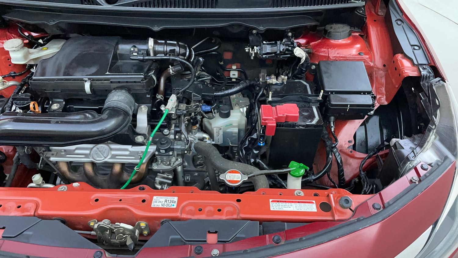 Used 2023 Toyota Glanza V AMT Petrol Automatic engine ENGINE LEFT SIDE VIEW