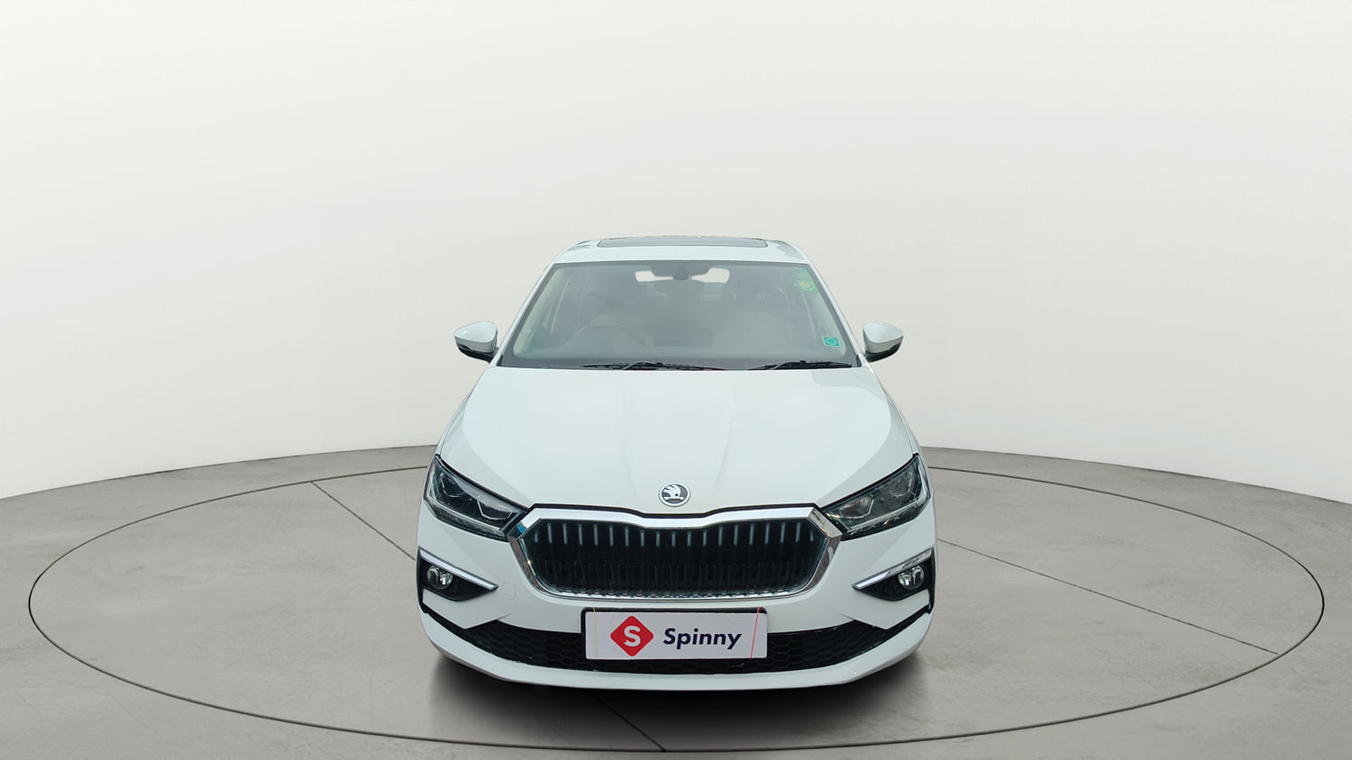 Used 2022 Skoda Slavia Style 1.0L TSI MT Petrol Manual exterior FRONT VIEW