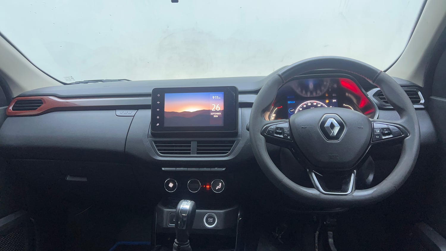 Used 2023 Renault Kiger RXZ AMT Petrol Automatic interior DASHBOARD VIEW