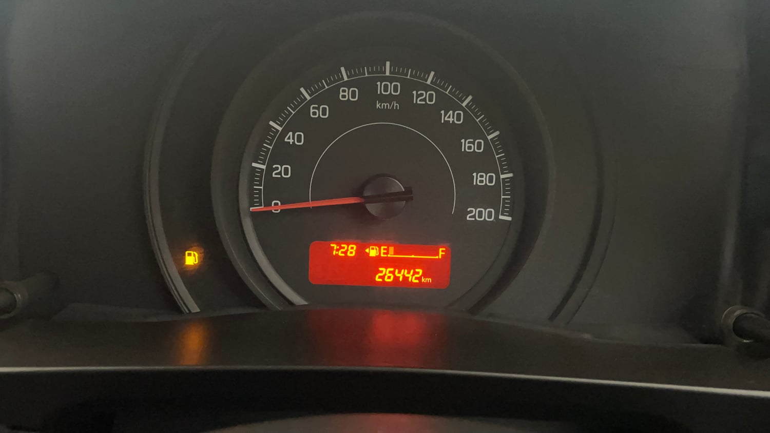 Used 2021 Maruti Suzuki Swift LXi Petrol Manual interior CLUSTERMETER VIEW