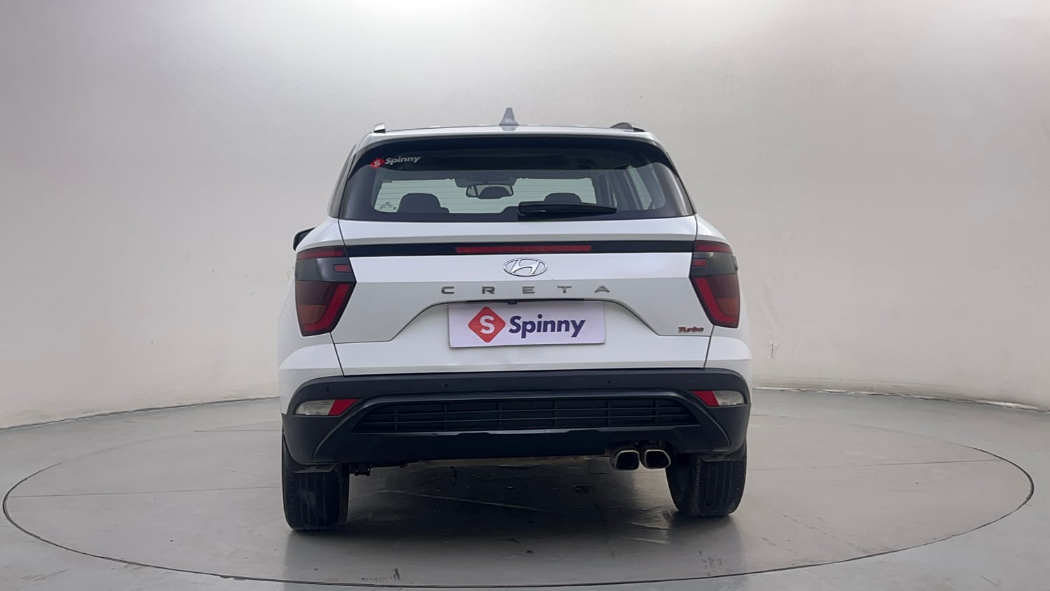 Used 2022 Hyundai Creta SX (O) 1.4 Turbo 7 DCT Petrol Automatic exterior BACK VIEW