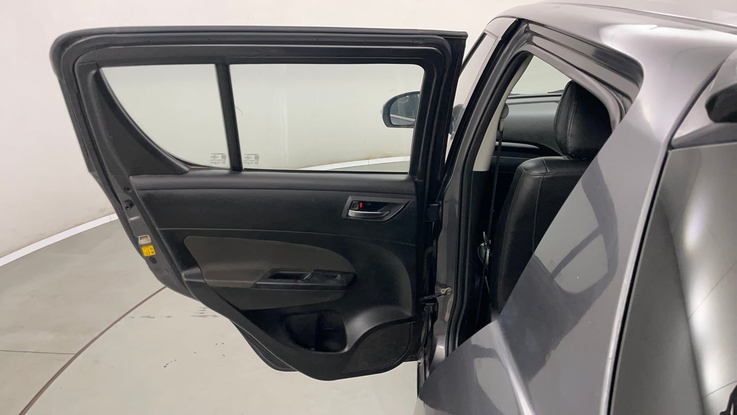 Used 2015 Maruti Suzuki Swift VXi Petrol Manual interior LEFT REAR DOOR OPEN VIEW
