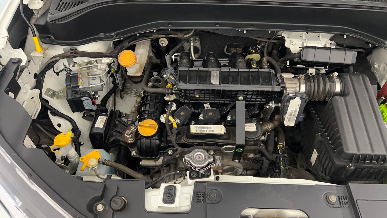 Used 2023 Tata Punch Creative Dual Tone Petrol Manual engine ENGINE RIGHT SIDE VIEW