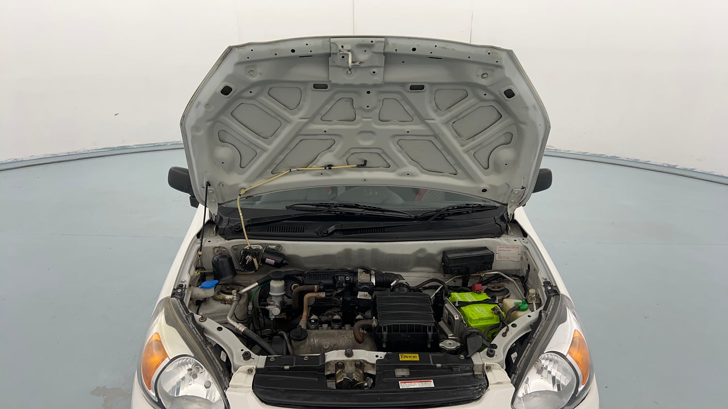 Used 2018 Maruti Suzuki Alto 800 LXi (O) Petrol Manual engine ENGINE & BONNET OPEN FRONT VIEW