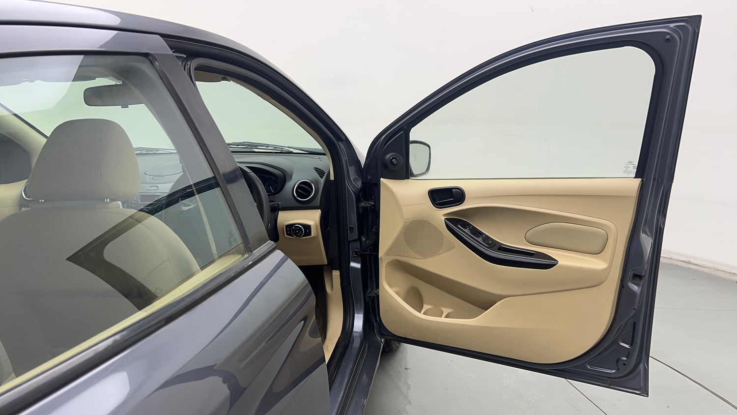Used 2016 Ford Figo Aspire Trend 1.2 Ti-VCT Petrol Manual interior RIGHT FRONT DOOR OPEN VIEW