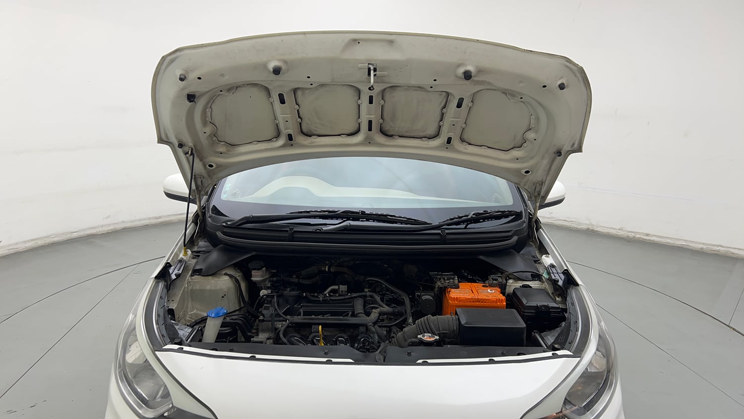 Used 2019 Hyundai Elite i20 Magna Plus 1.2 Petrol Manual engine ENGINE & BONNET OPEN FRONT VIEW