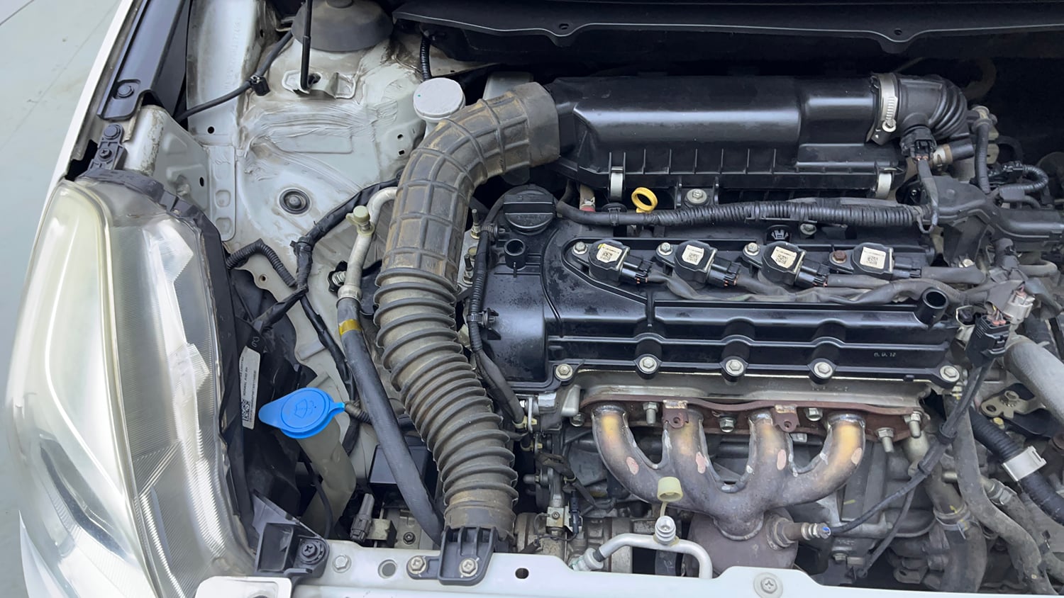 Used 2017 Maruti Suzuki Baleno Zeta 1.2 AT Petrol Automatic engine ENGINE RIGHT SIDE VIEW