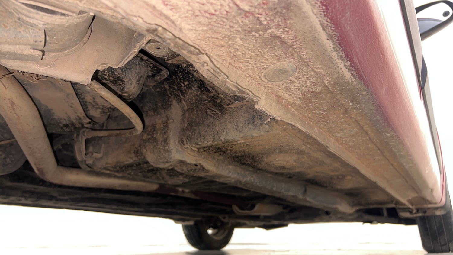 Used 2014 Hyundai Xcent S 1.2 Petrol Manual extra REAR RIGHT UNDERBODY VIEW