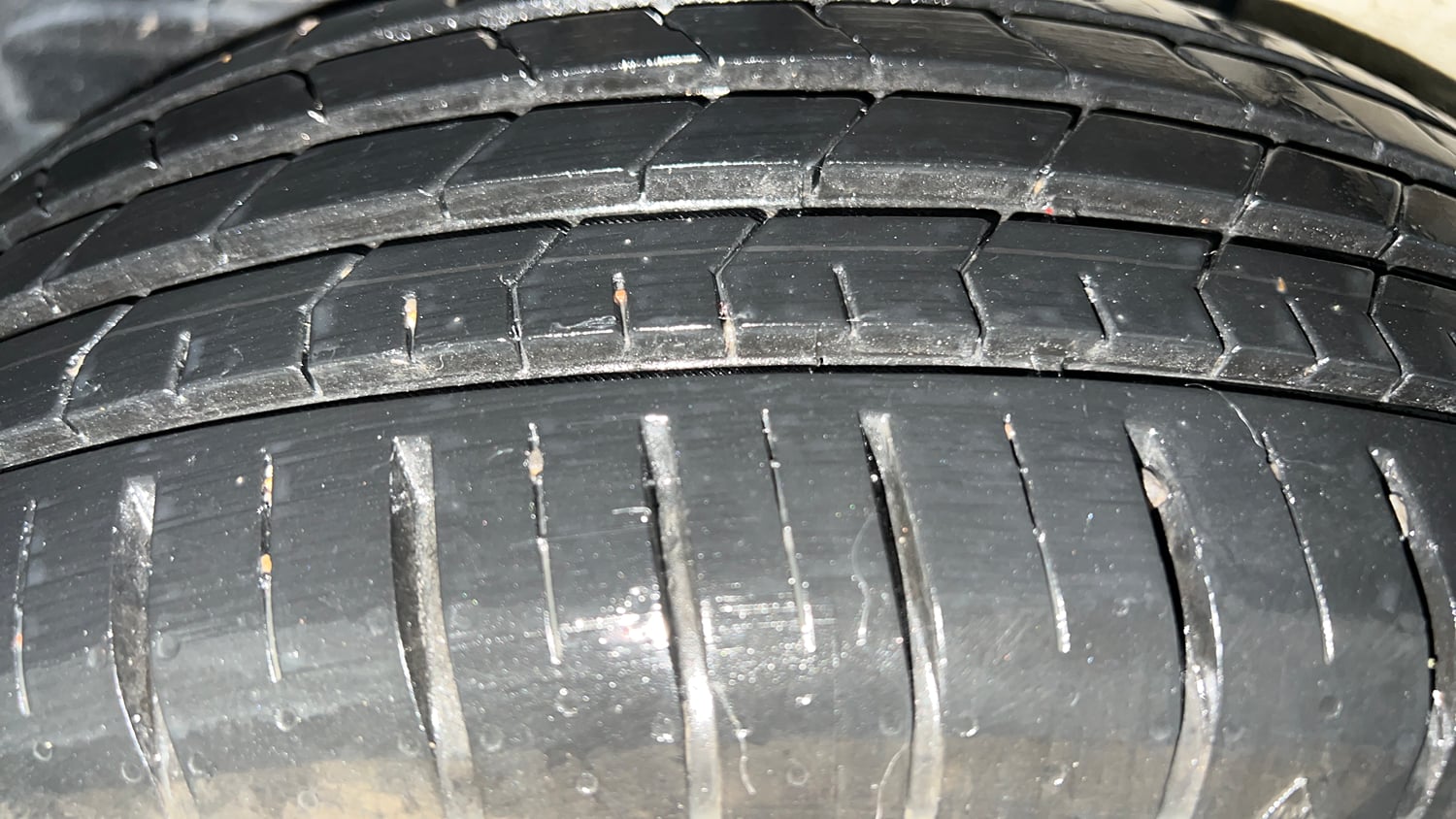 Used 2023 Tata Punch Creative Dual Tone Petrol Manual tyres RIGHT REAR TYRE TREAD VIEW
