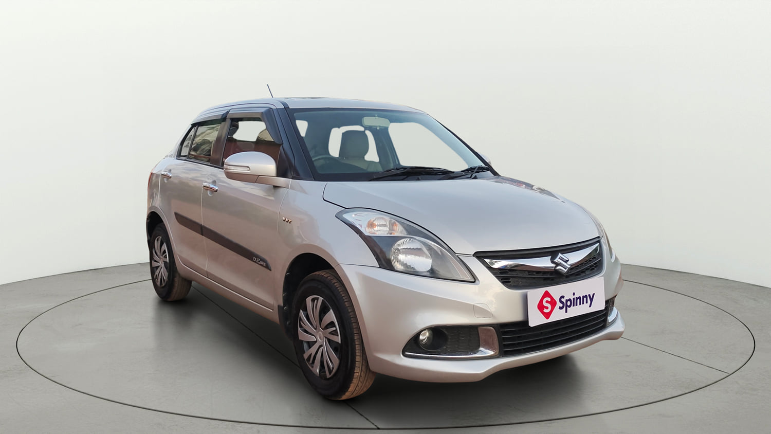 Used 2015 Maruti Suzuki Swift Dzire VXI Petrol Manual exterior RIGHT FRONT CORNER VIEW