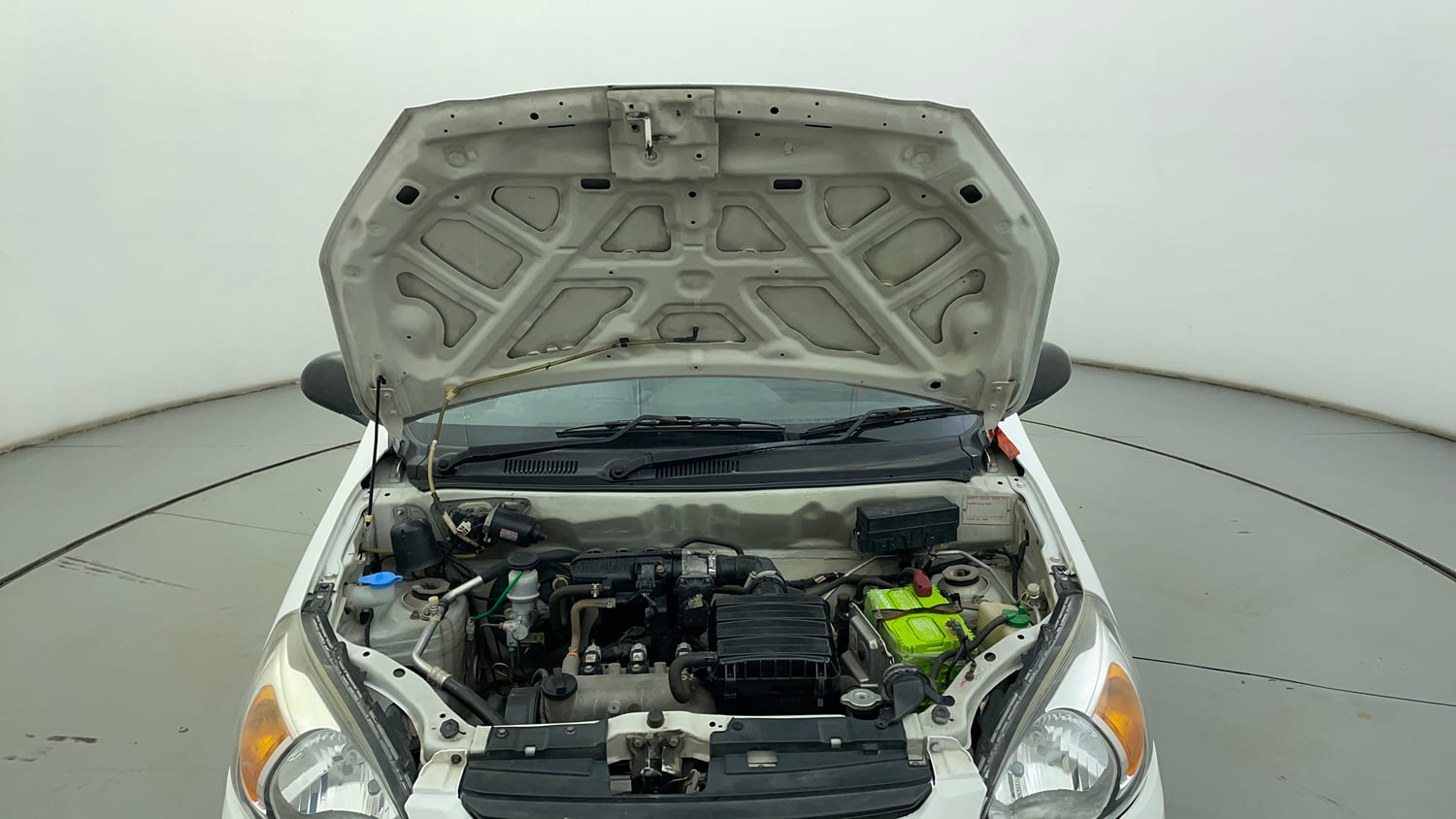 Used 2018 Maruti Suzuki Alto 800 LXi Petrol Manual engine ENGINE & BONNET OPEN FRONT VIEW