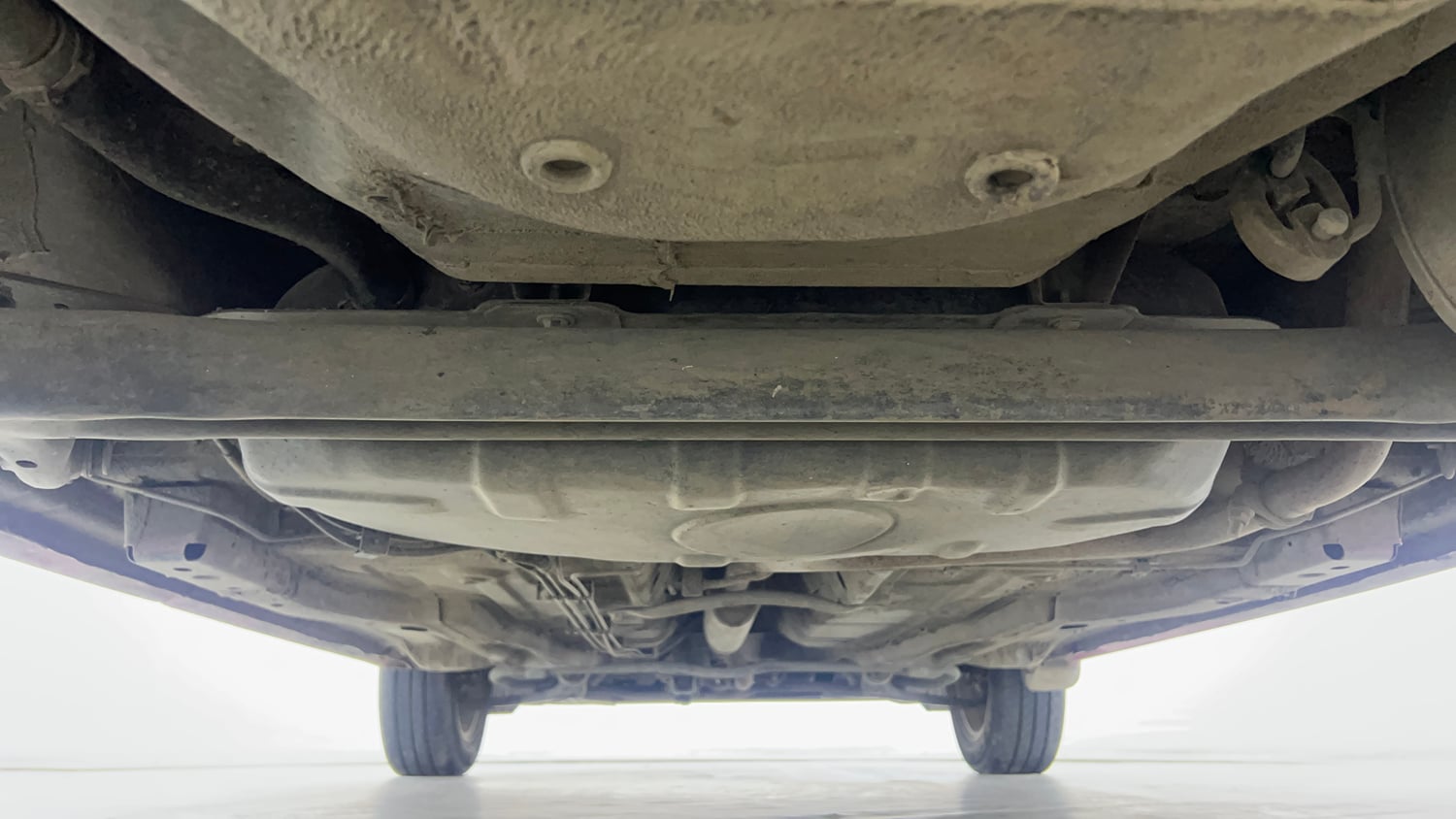 Used 2018 Tata Tiago Revotron XZA Petrol Automatic extra REAR UNDERBODY VIEW (TAKEN FROM REAR)