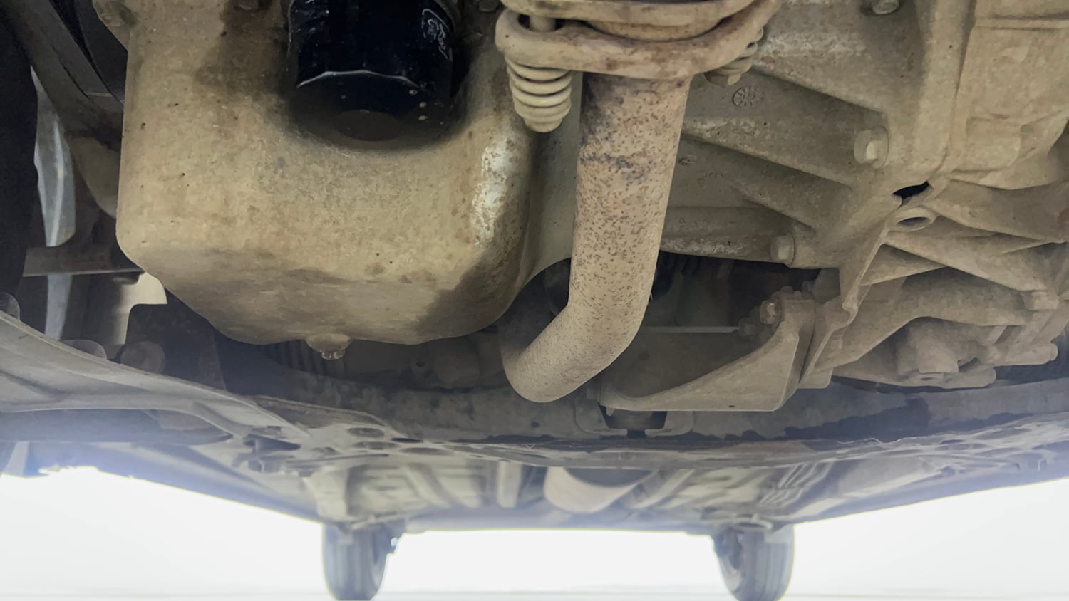 Used 2021 Maruti Suzuki Wagon R ZXi 1.2 Petrol Manual extra FRONT LEFT UNDERBODY VIEW