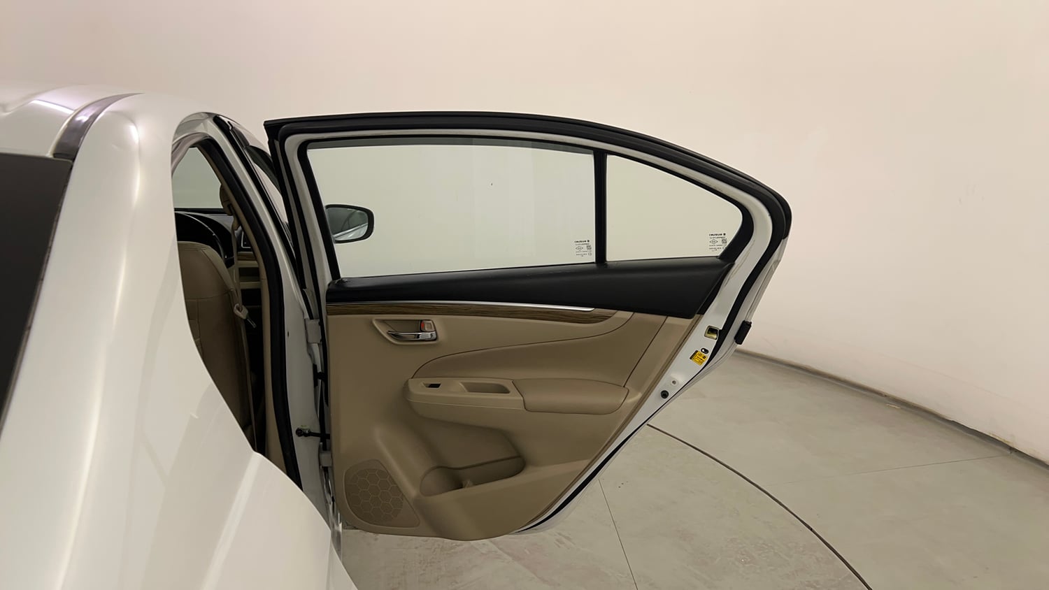 Used 2019 Maruti Suzuki Ciaz Alpha Hybrid 1.5 Petrol Manual interior RIGHT REAR DOOR OPEN VIEW