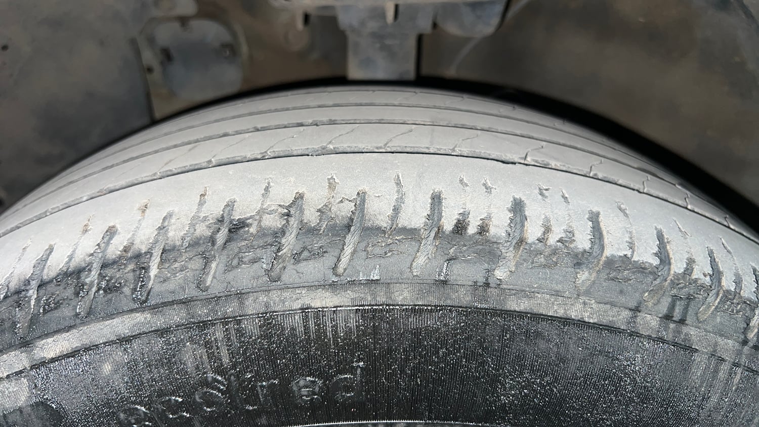 Used 2019 hyundai Venue SX 1.0 (O) Turbo Petrol Petrol Manual tyres LEFT FRONT TYRE TREAD VIEW