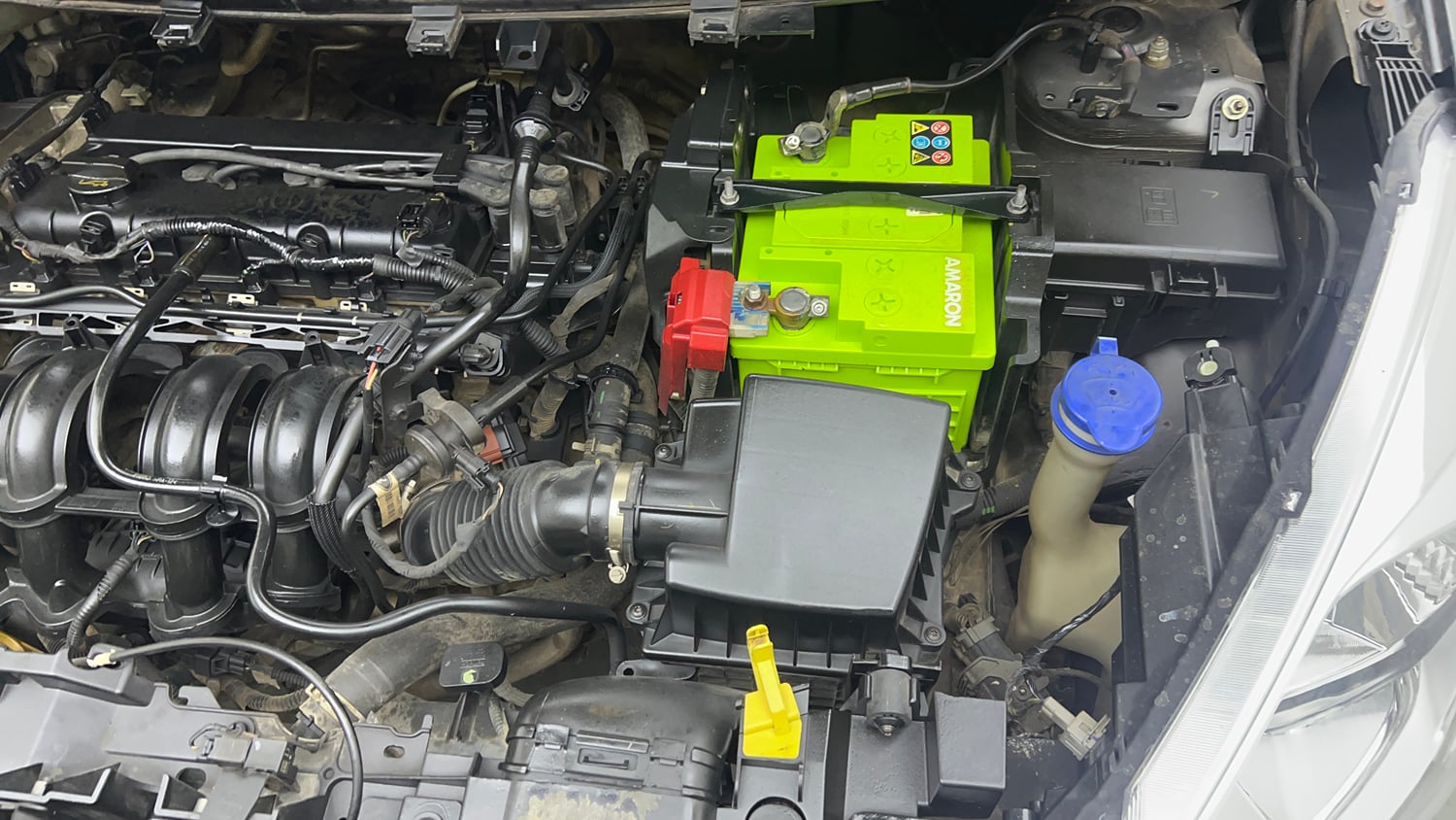 Used 2016 Ford Figo Aspire Trend 1.2 Ti-VCT Petrol Manual engine ENGINE LEFT SIDE VIEW