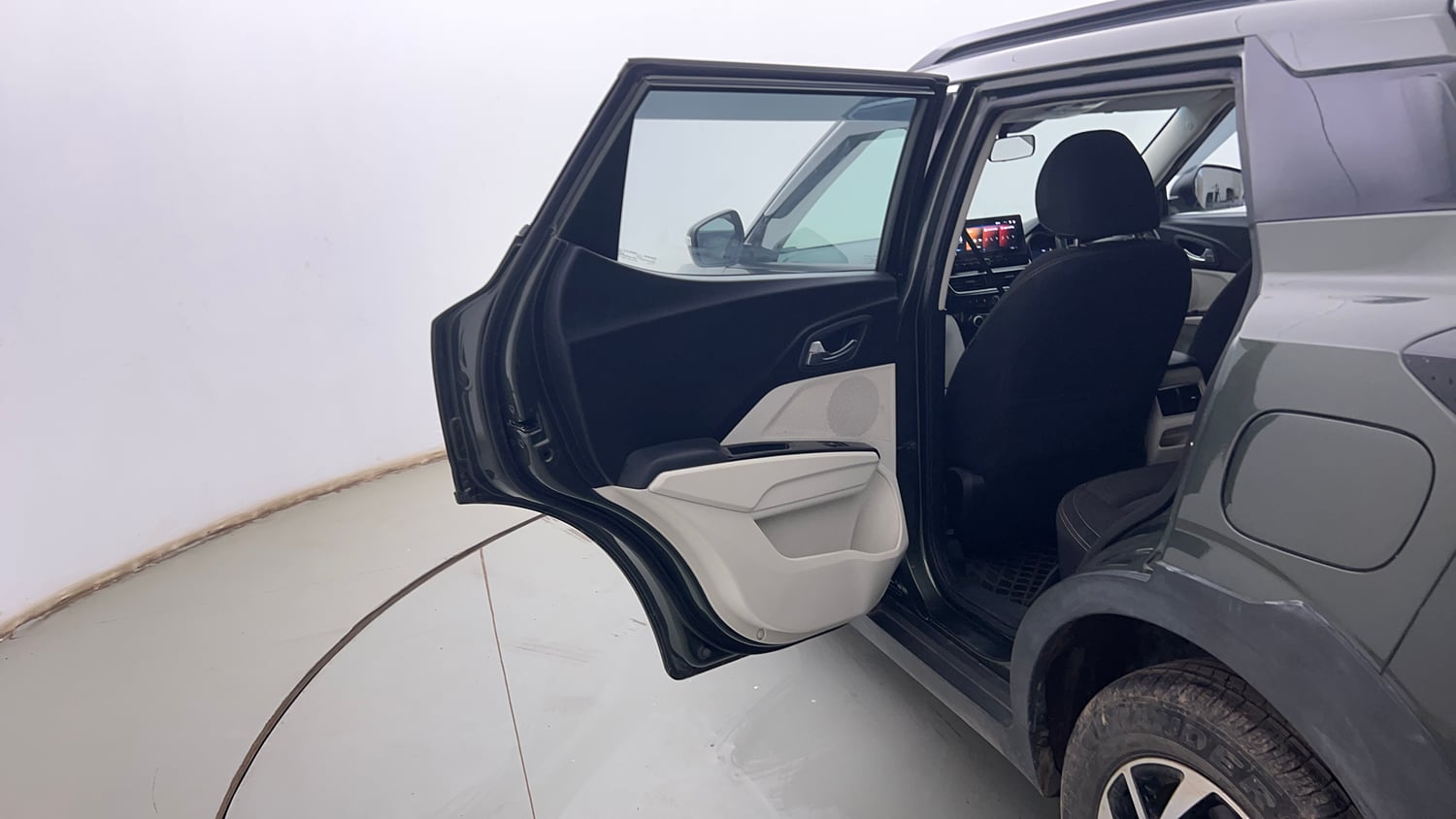 Used 2024 Mahindra XUV 3XO AX5 1.2 Petrol Petrol Manual interior LEFT REAR DOOR OPEN VIEW