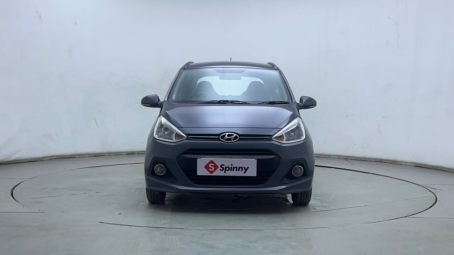 Used 2014 Hyundai Grand i10 Sportz AT 1.2 Kappa VTVT Petrol Automatic exterior FRONT VIEW