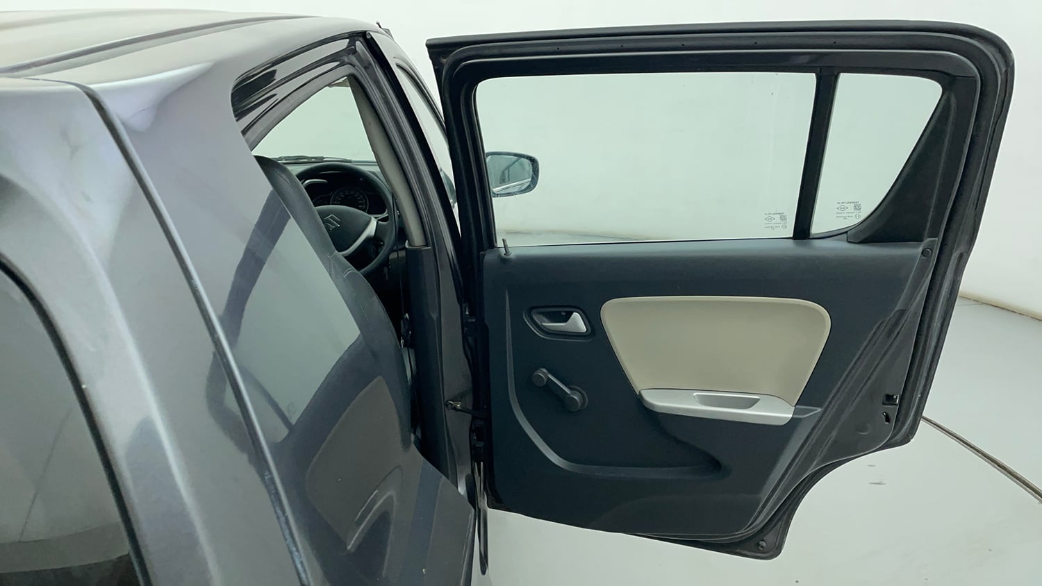 Used 2015 Maruti Suzuki Alto K10 VXi AMT Petrol Automatic interior RIGHT REAR DOOR OPEN VIEW