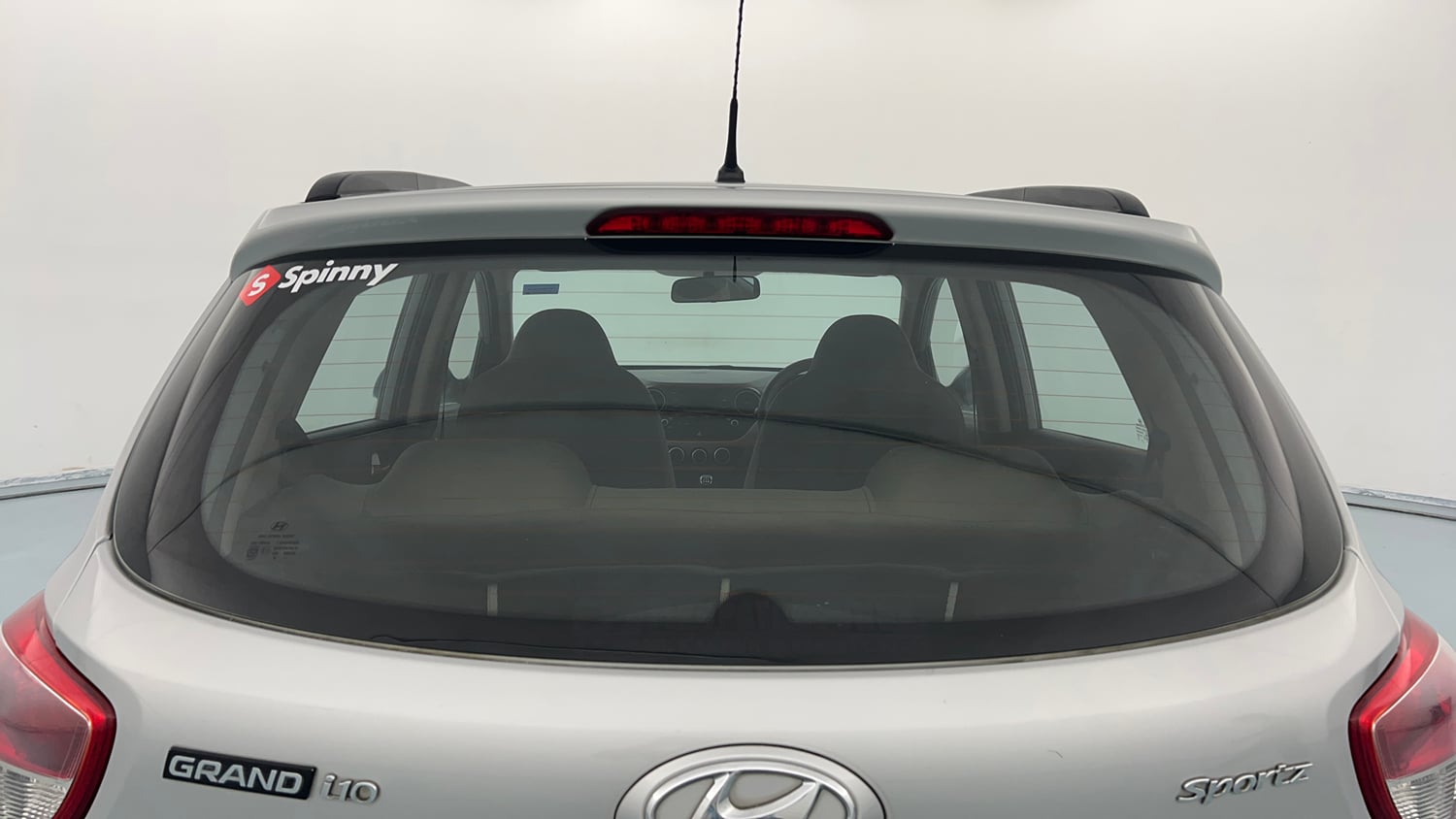 Used 2016 Hyundai Grand i10 Sportz 1.2 Kappa VTVT Petrol Manual exterior BACK WINDSHIELD VIEW