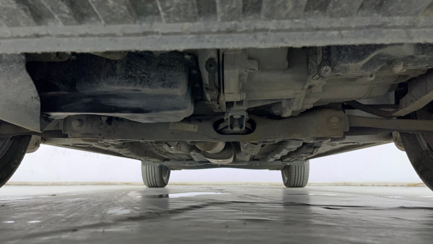 Used 2023 Volkswagen Virtus GT Plus 1.5 TSI EVO DSG Petrol Automatic extra FRONT LEFT UNDERBODY VIEW