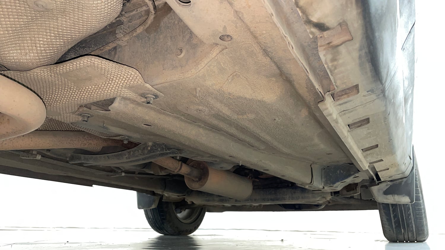 Used 2020 Ford EcoSport Titanium + 1.5L Ti-VCT AT Petrol Automatic extra REAR RIGHT UNDERBODY VIEW