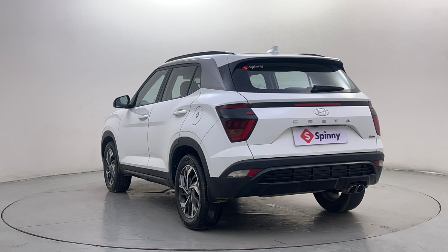 Used 2022 Hyundai Creta SX (O) 1.4 Turbo 7 DCT Petrol Automatic exterior LEFT REAR CORNER VIEW