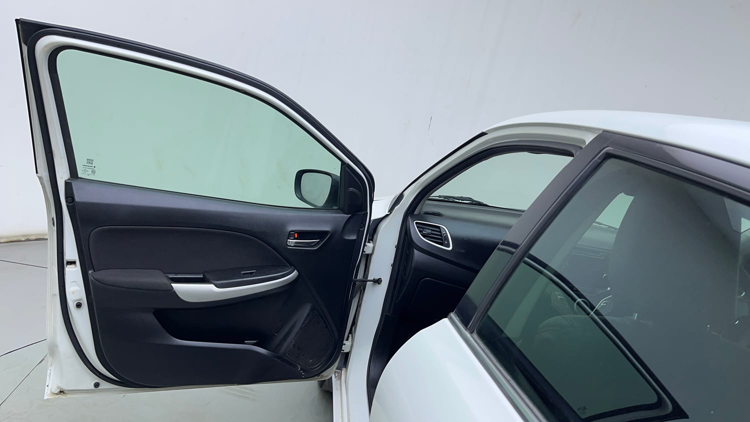 Used 2017 Maruti Suzuki Baleno Zeta 1.2 AT Petrol Automatic interior LEFT FRONT DOOR OPEN VIEW