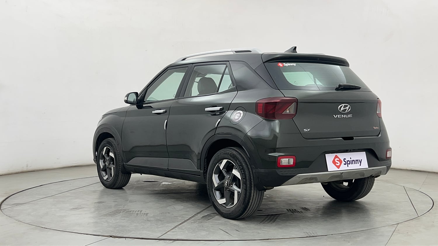 Used 2019 hyundai Venue SX 1.0 (O) Turbo Petrol Petrol Manual exterior LEFT REAR CORNER VIEW